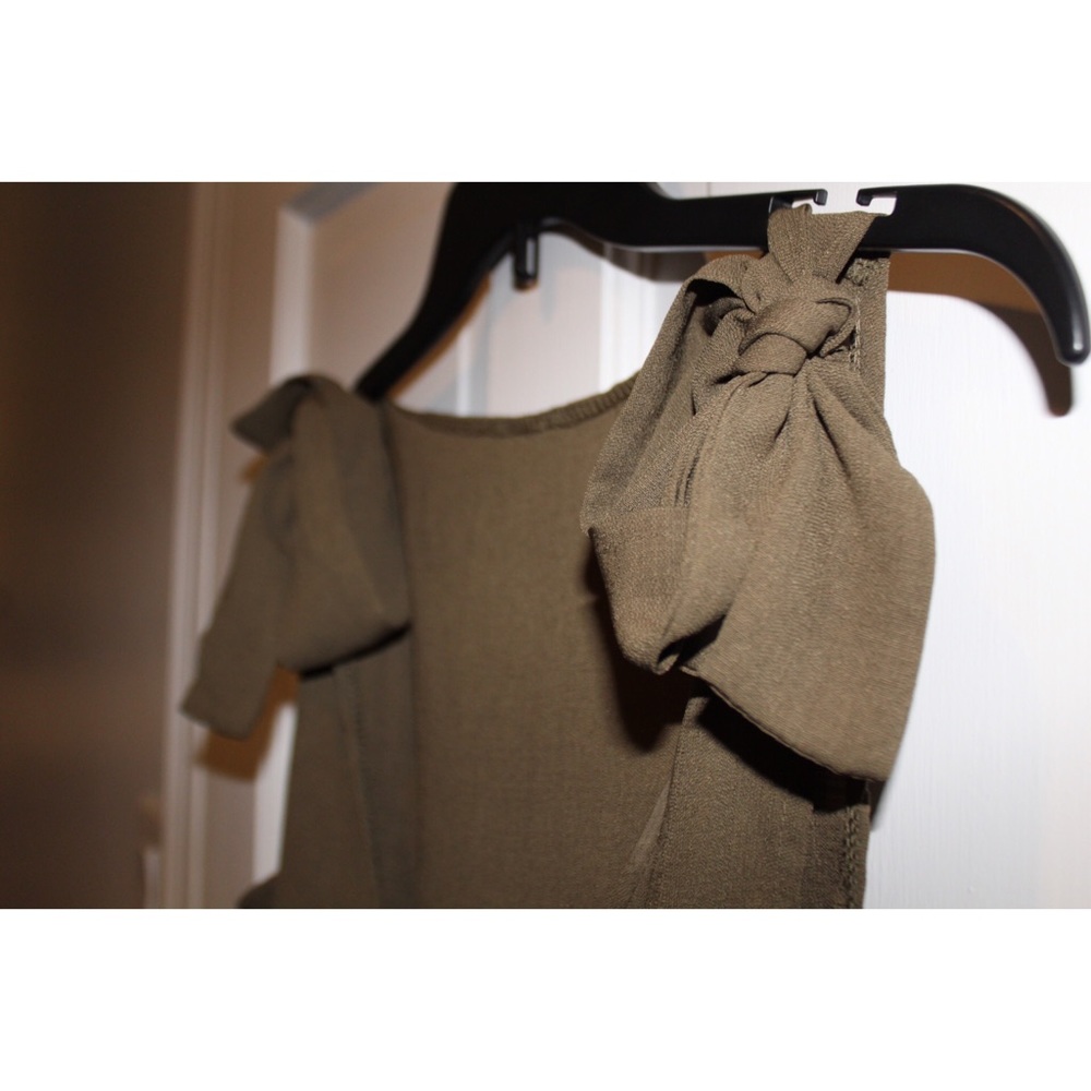 Olive Green Flowing Dress